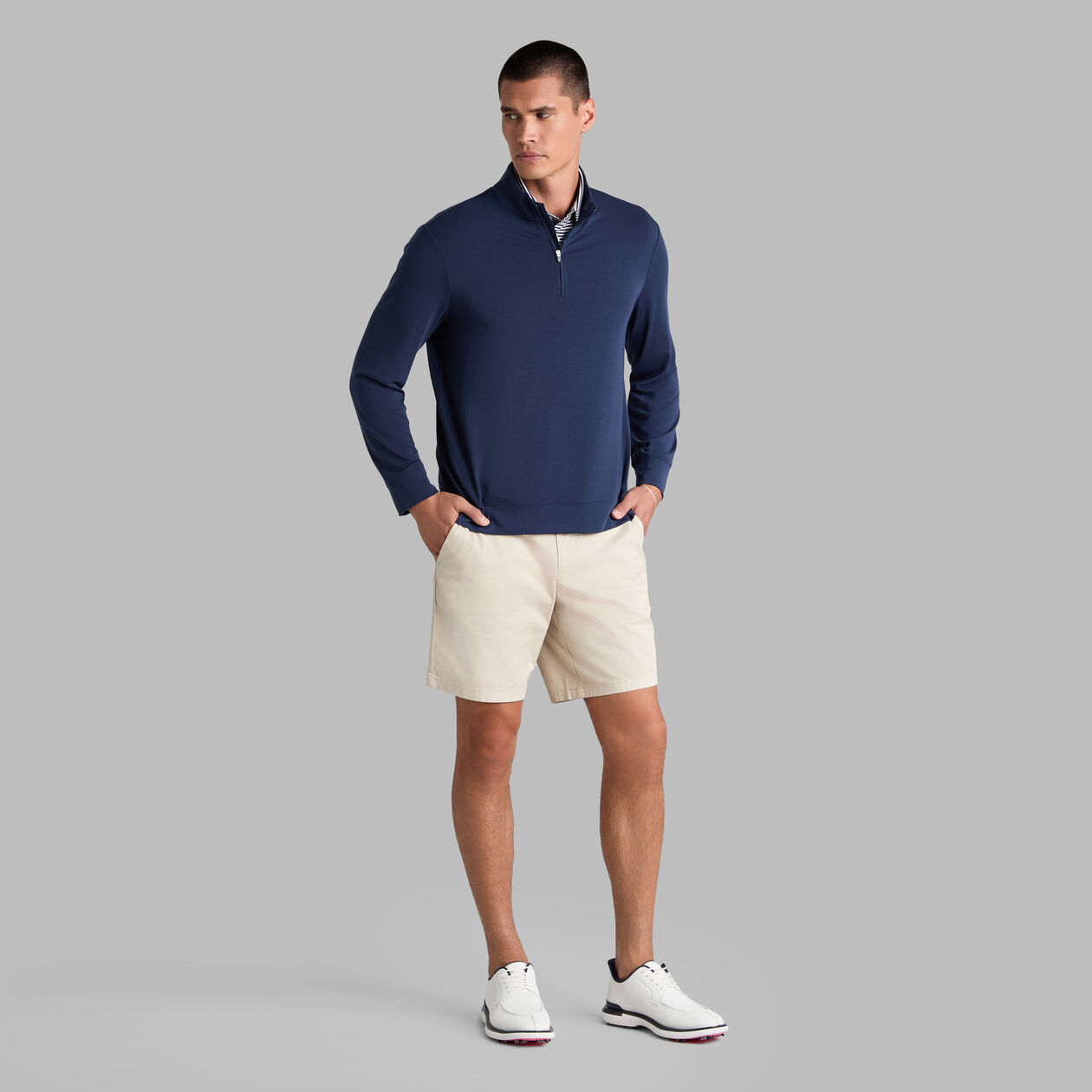 G/FORE Men's Luxe Soft Touch Jersey 1/4 Zip