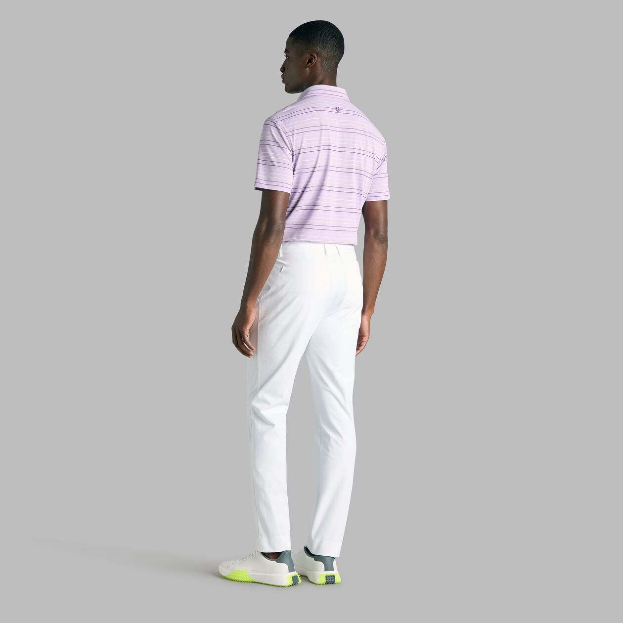 G/FORE Men's Multi Stripe Tech Pique Polo