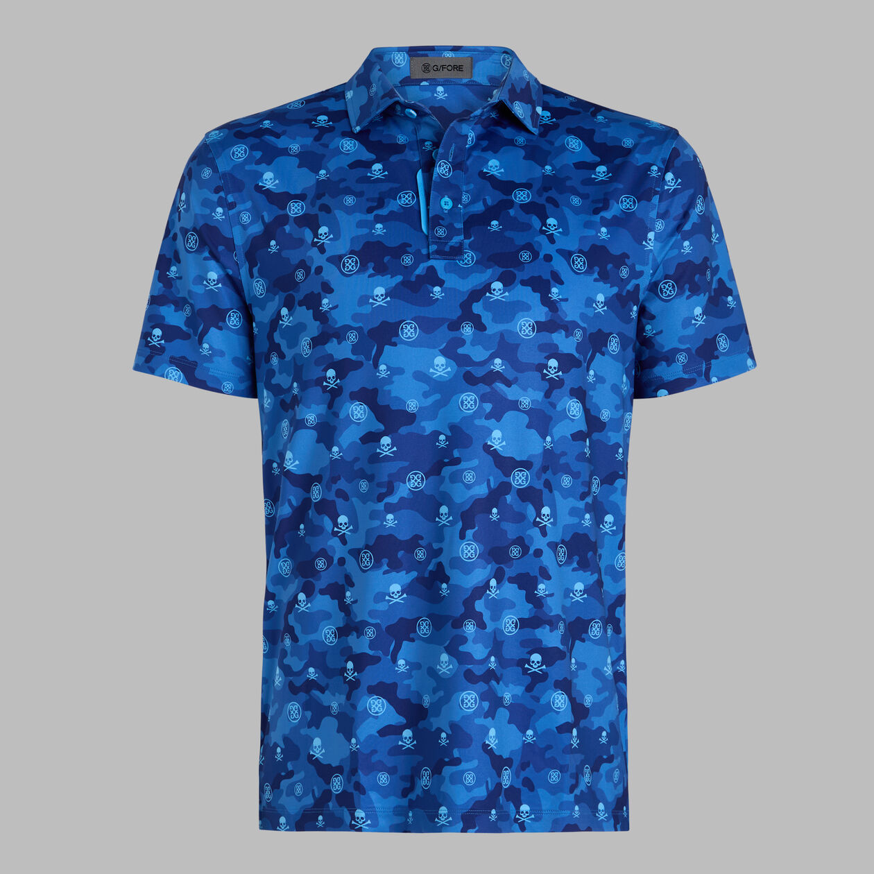 G/FORE Men's Icon Camo Tech Stretch Jersey Polo