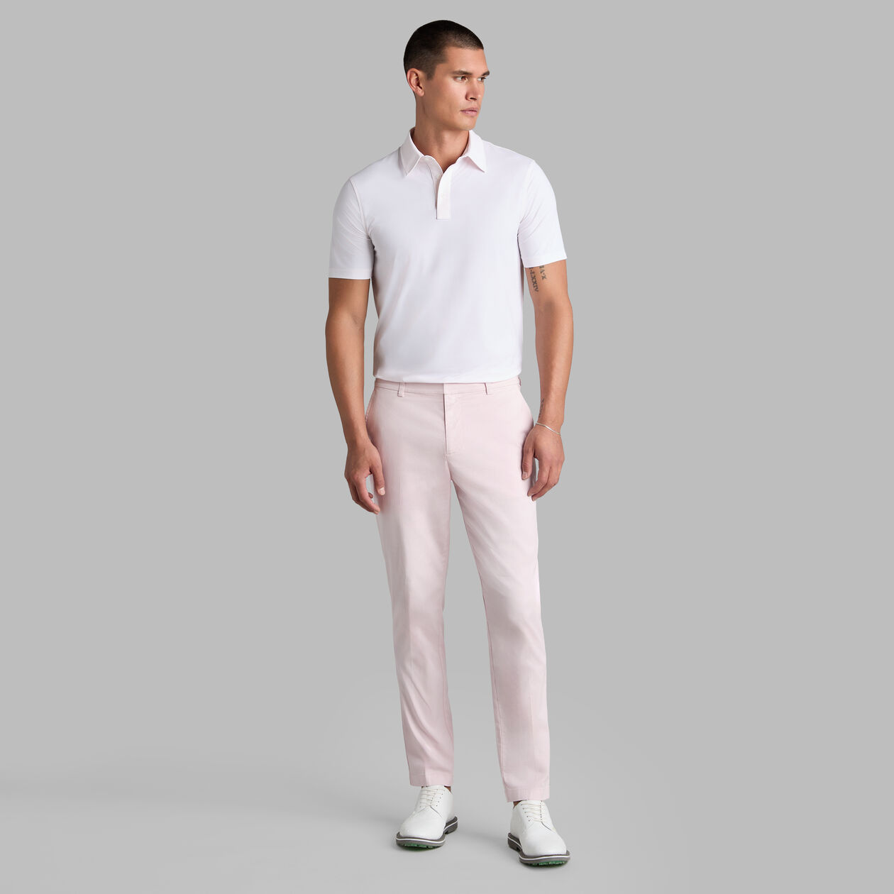 G/FORE Men's Fine Stretch Jacquard Polo