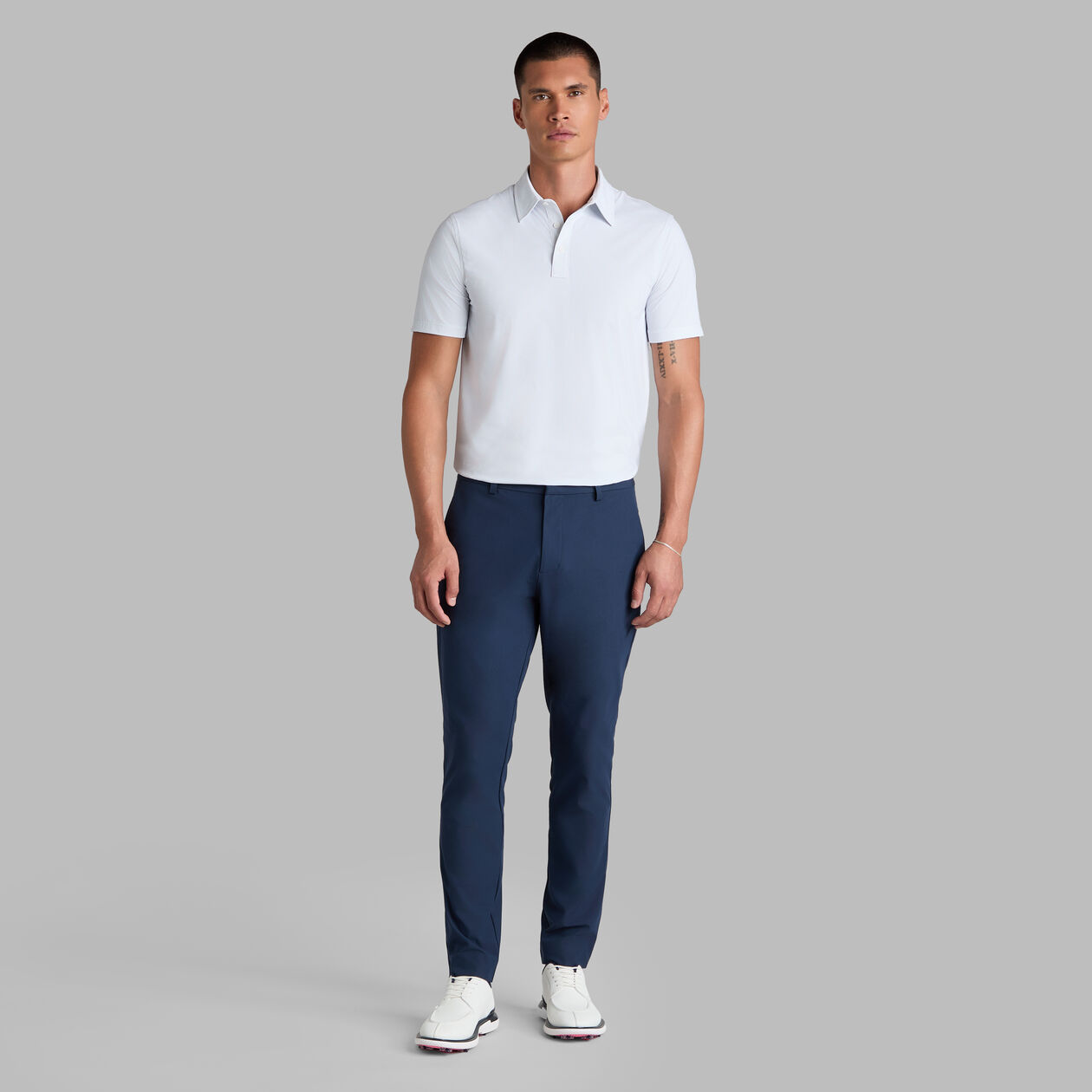 G/FORE Men's Fine Stretch Jacquard Polo