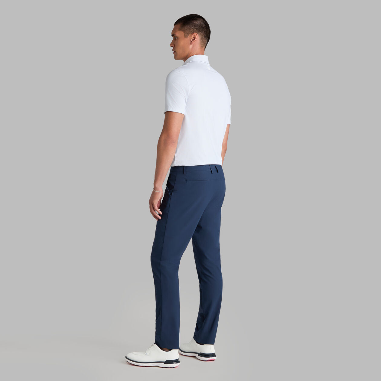 G/FORE Men's Fine Stretch Jacquard Polo