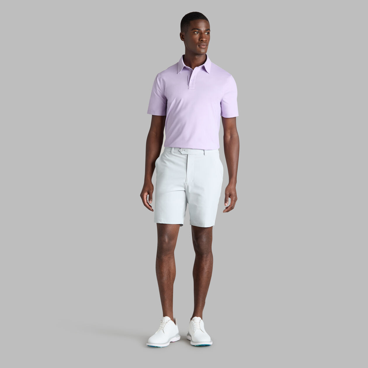 G/FORE Men's Mélange Ice Nylon Polo