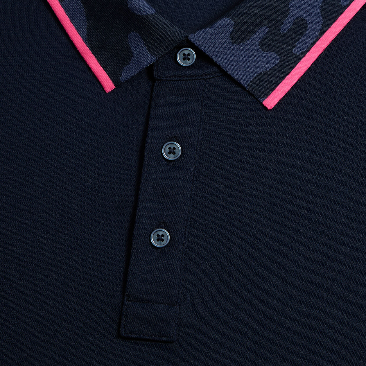 G/FORE Men's Camo Collar Performance Piqué Polo