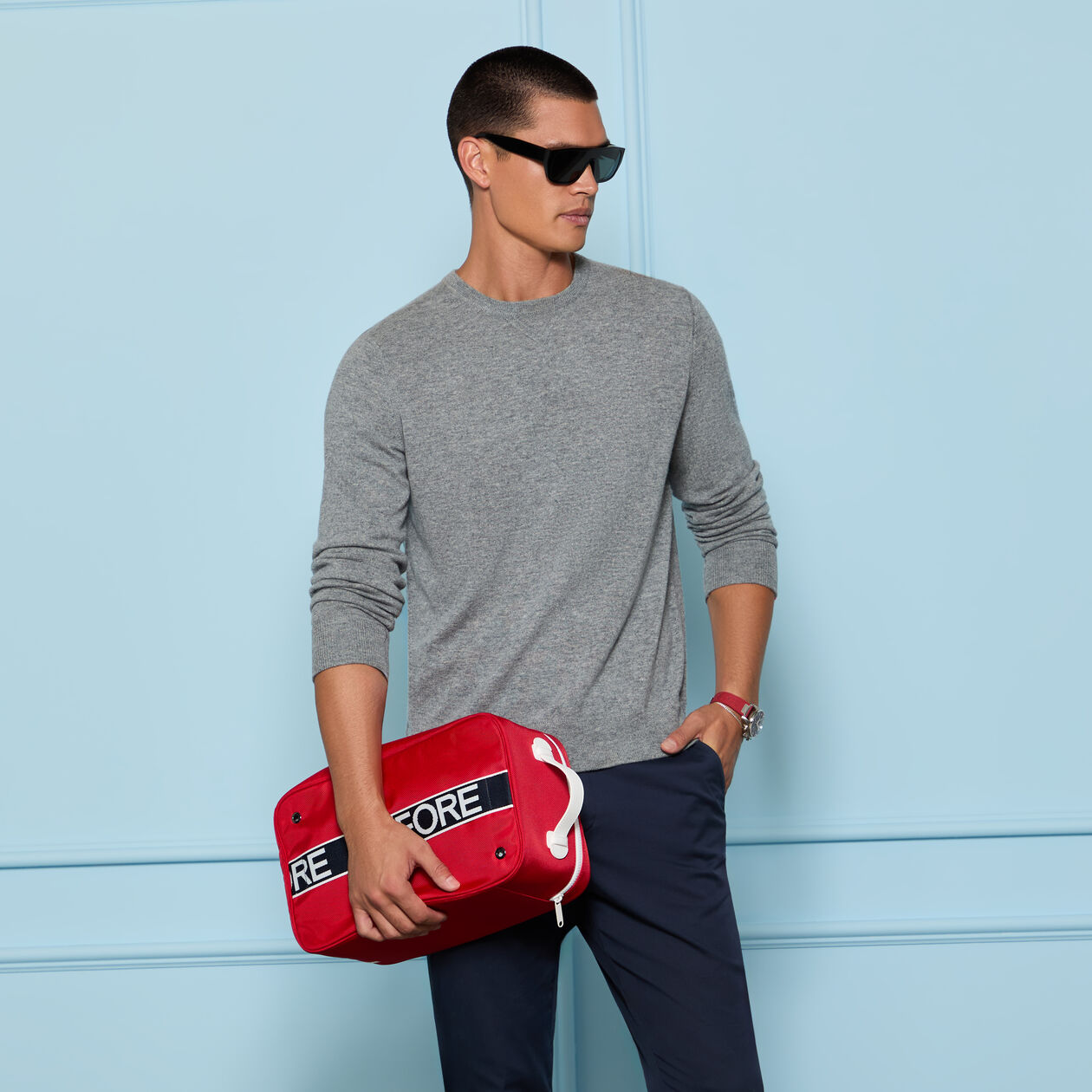G/FORE Men's Cashmere Crewneck Sweater