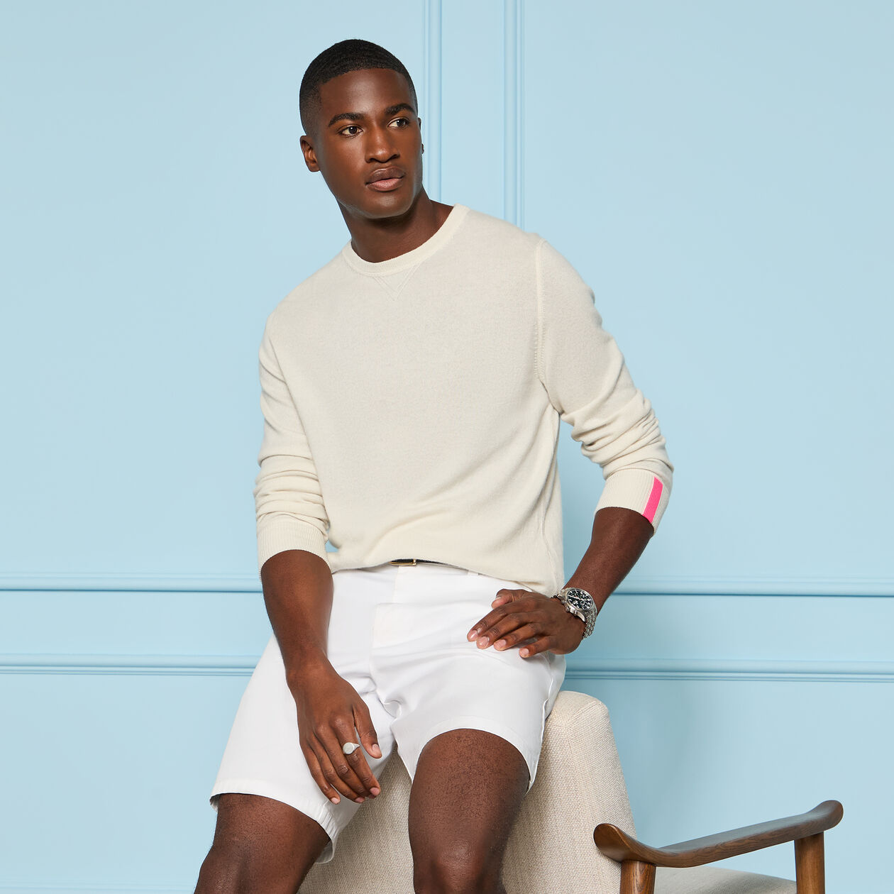 G/FORE Men's Cashmere Crewneck Sweater