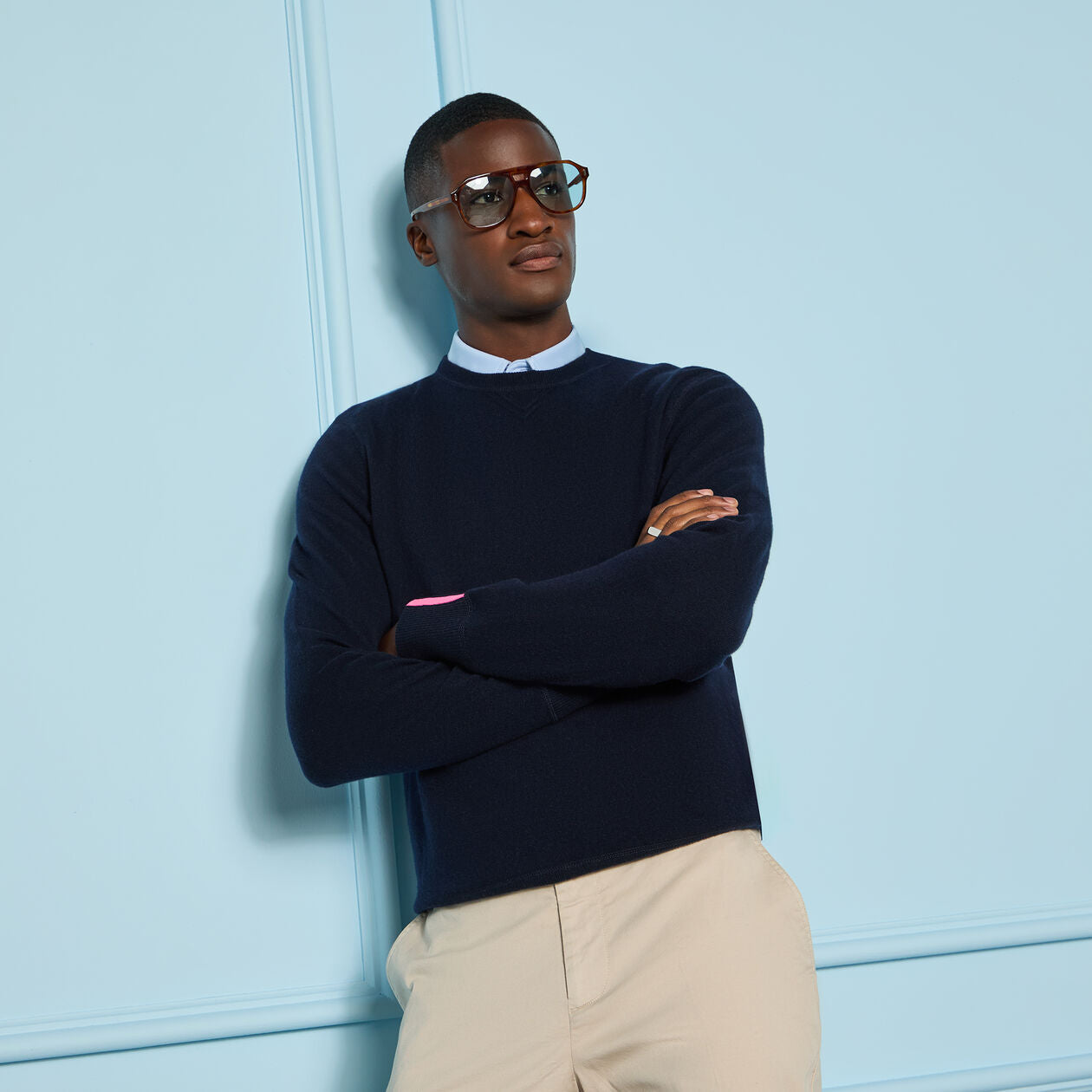 G/FORE Men's Cashmere Crewneck Sweater