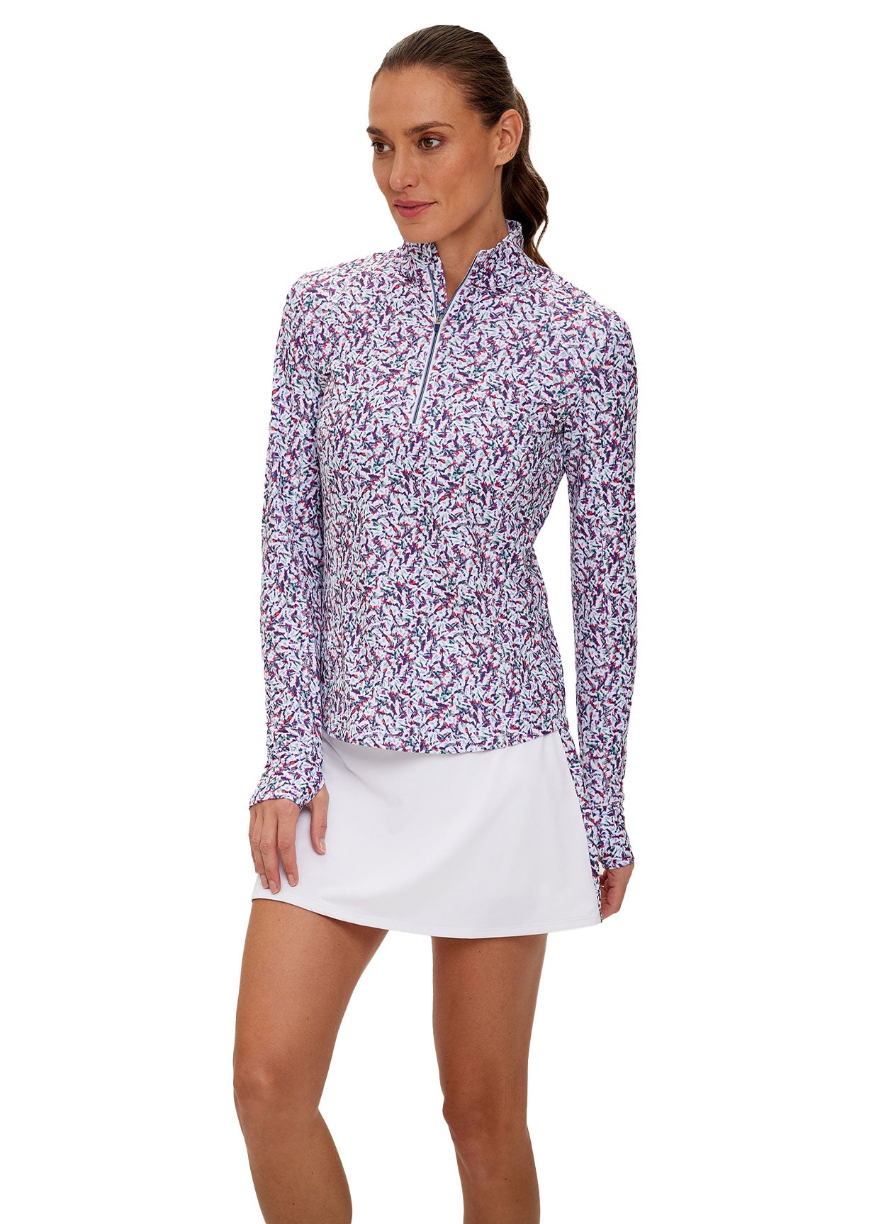Zero Restriction Women's Renae Quarter-Zip Mock Neck
