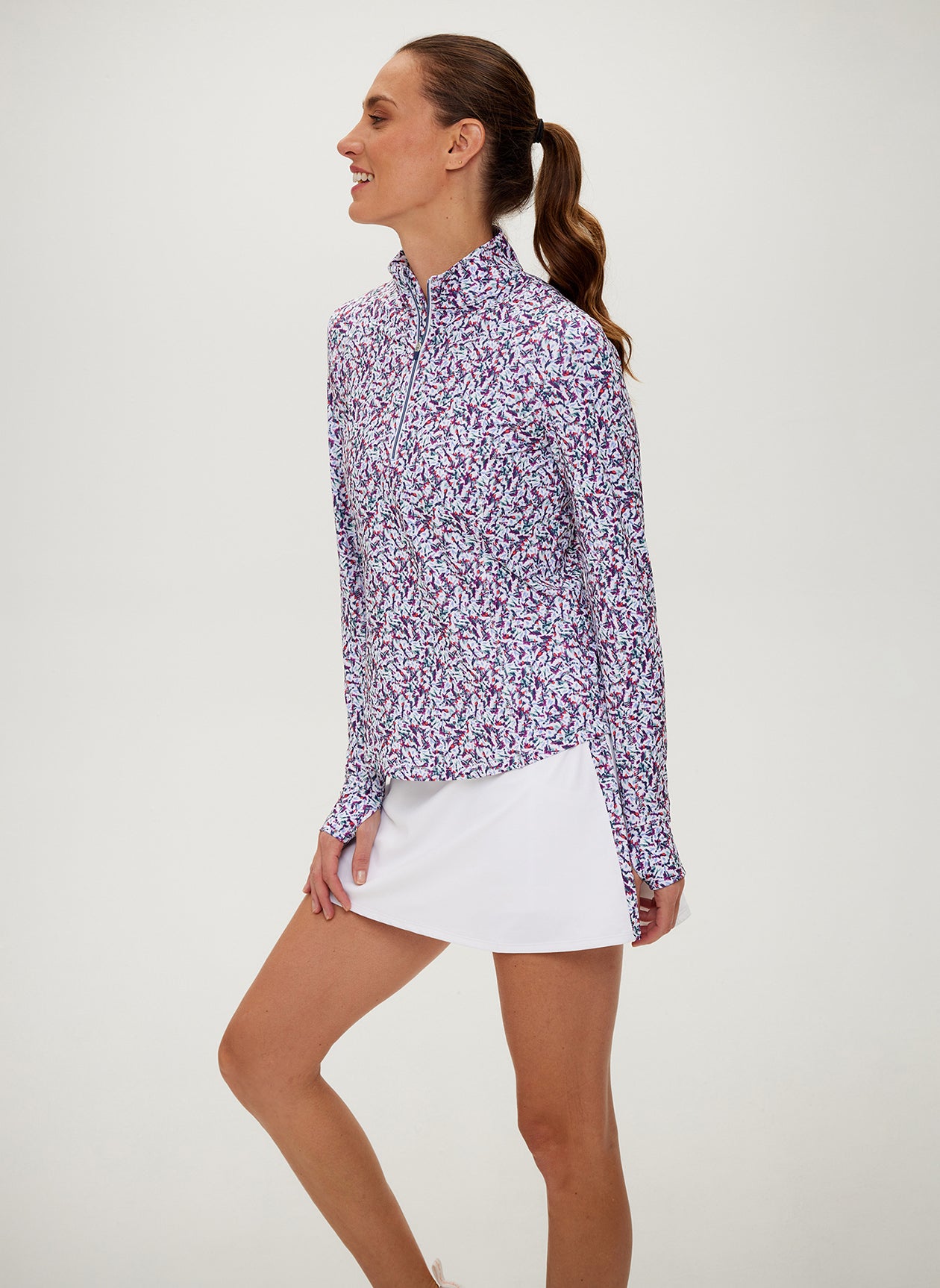 Zero Restriction Women's Renae Quarter-Zip Mock Neck