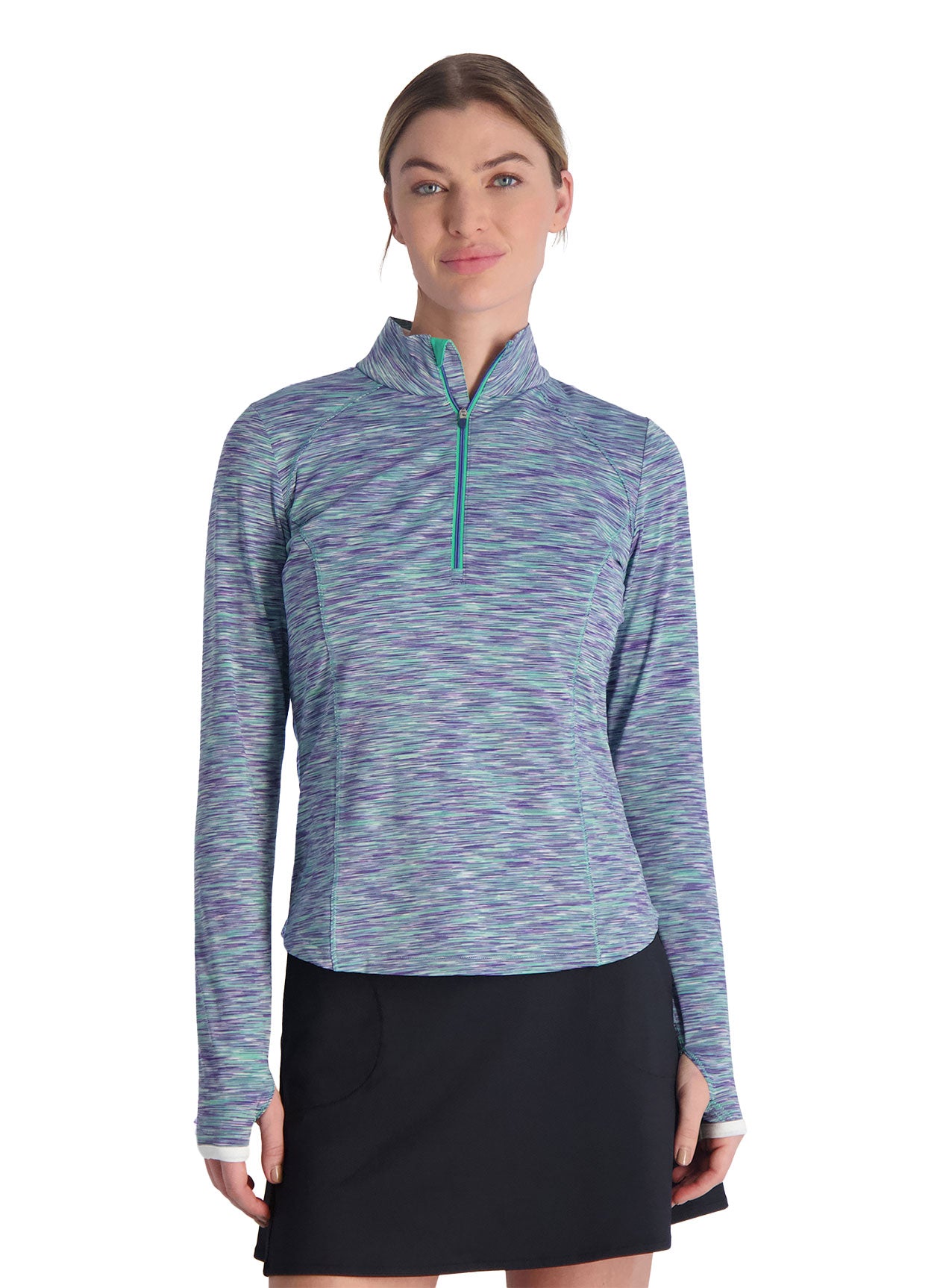 Zero Restriction Women's Shae Mock Neck Quarter-Zip