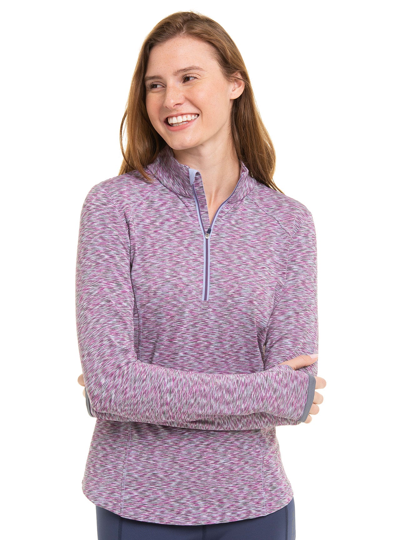 Zero Restriction Women's Shae Mock Neck Quarter-Zip