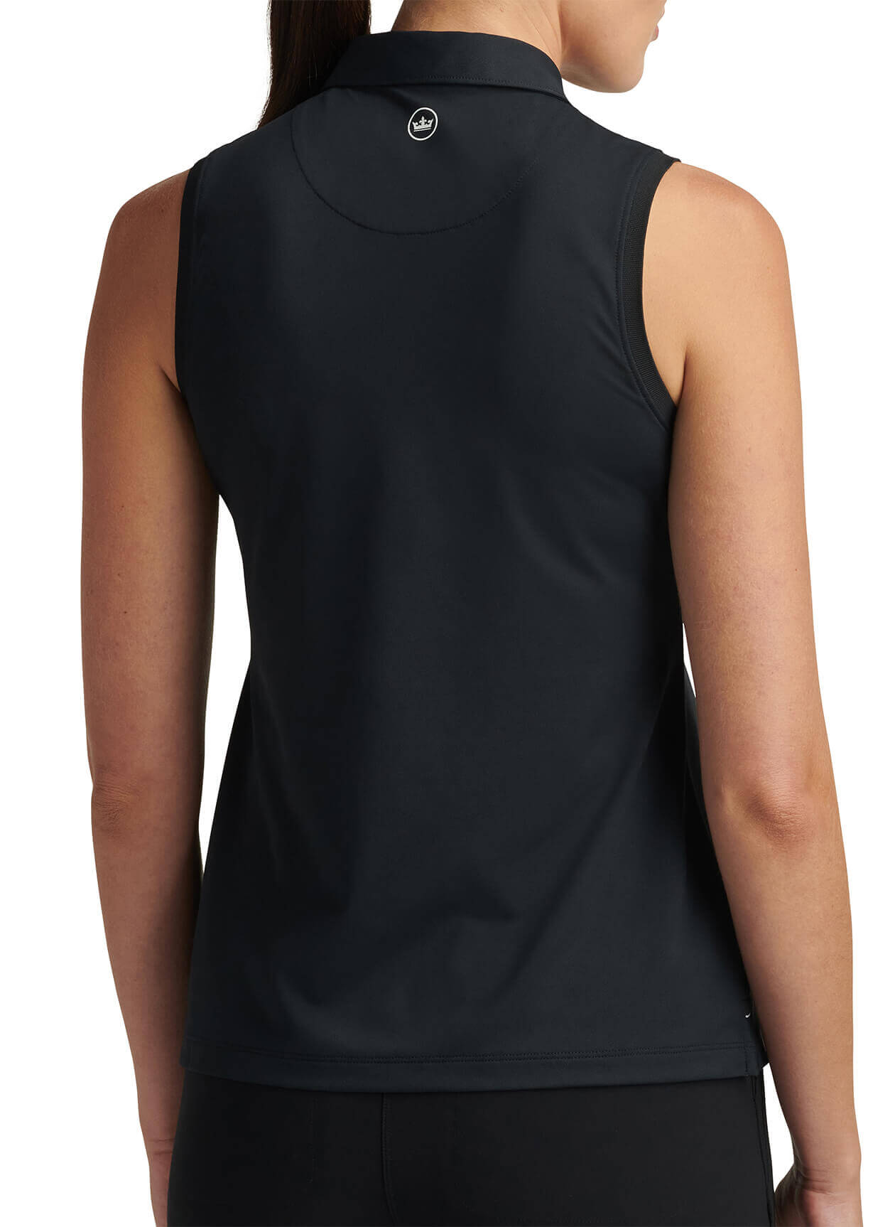 Peter Millar Women's Banded Sport Mesh Sleeveless Button Polo
