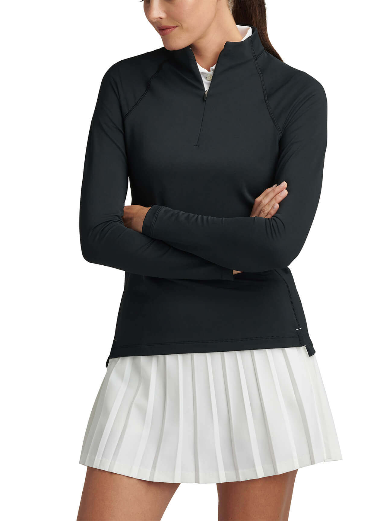 Peter Millar Women's Raglan Sleeve Perth Layer Quarter-Zip