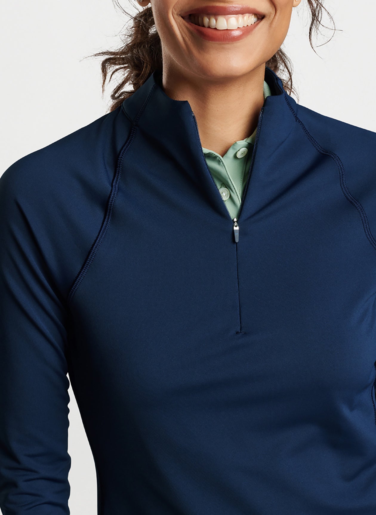 Peter Millar Women's Raglan Sleeve Perth Layer Quarter-Zip