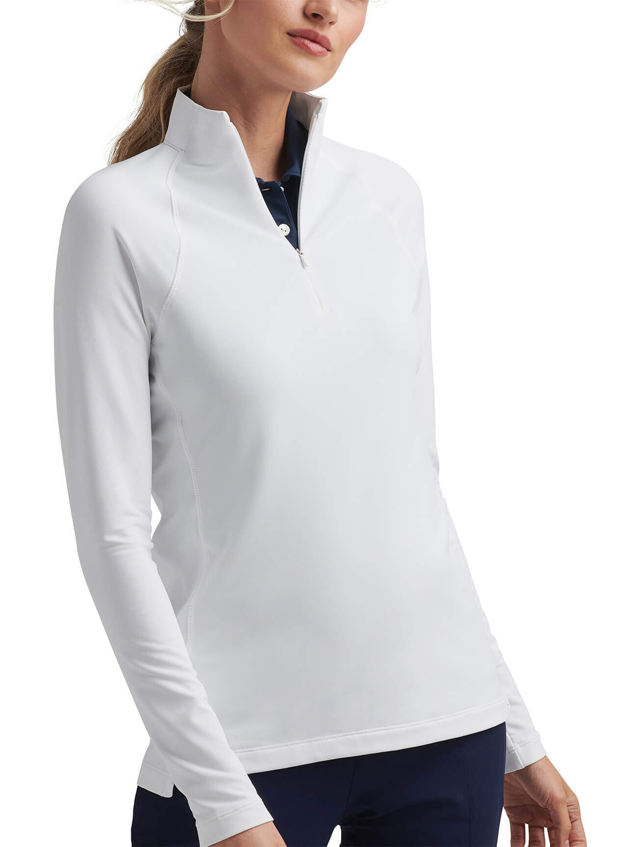 Peter Millar Women's Raglan Sleeve Perth Layer Quarter-Zip