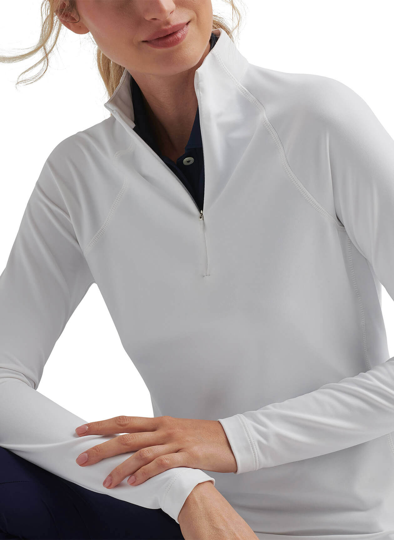 Peter Millar Women's Raglan Sleeve Perth Layer Quarter-Zip