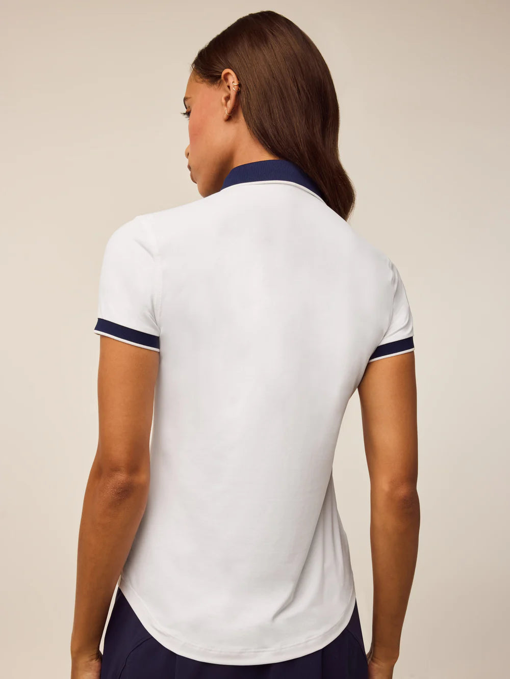 Greyson Scarlett Crowley Collar Short Sleeve Polo