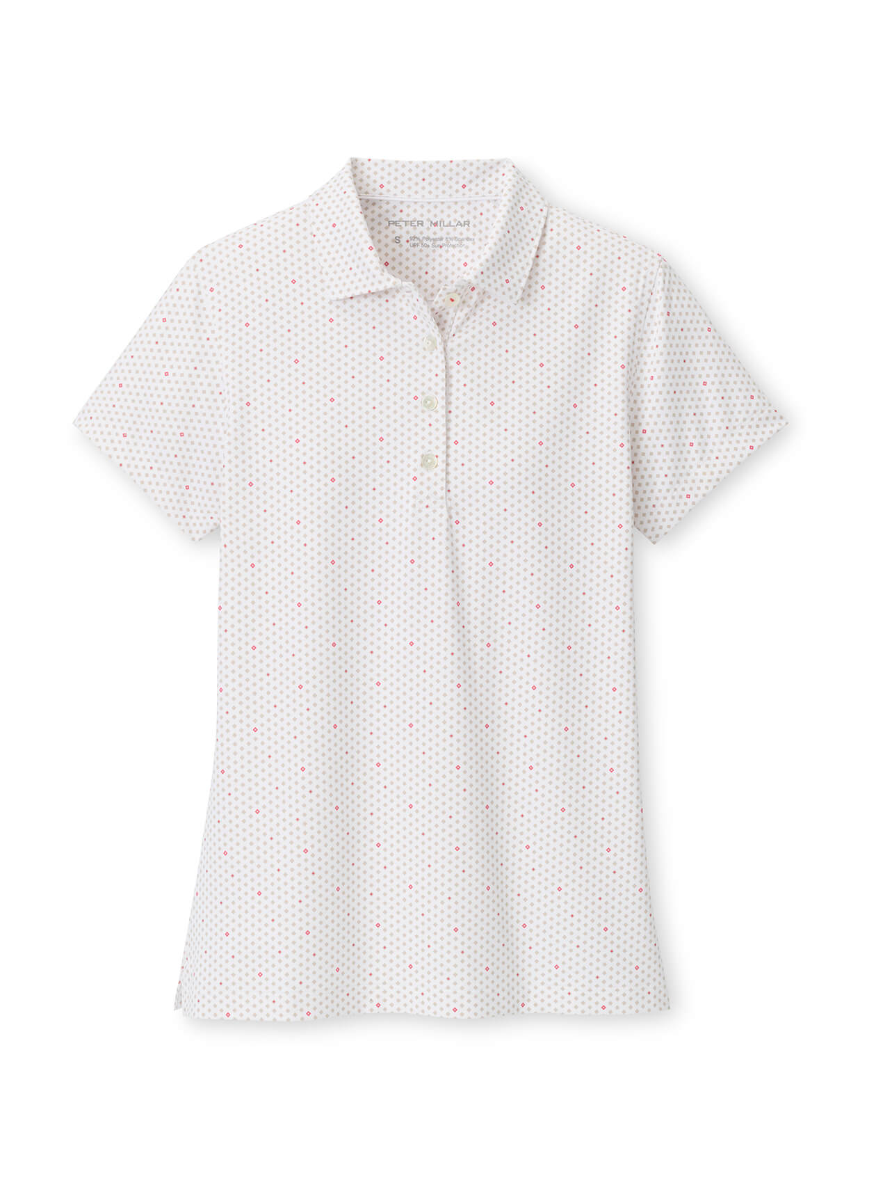 Peter Millar Women's Diamond In The Rough Short Sleeve Jersey Polo