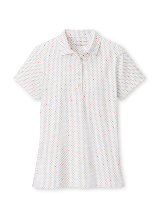 Peter Millar Women's Diamond In The Rough Short Sleeve Jersey Polo