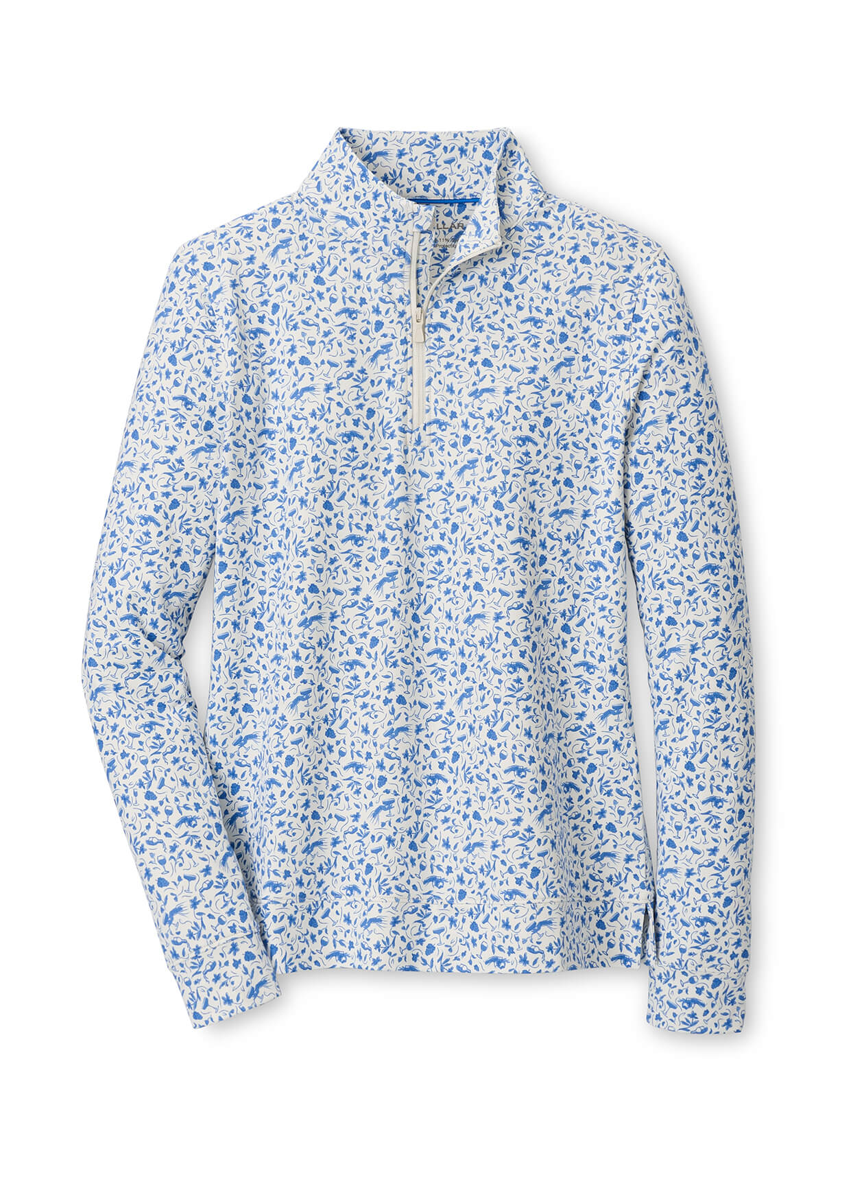 Peter Millar Women's Vino Flora Perth Performance Quarter-Zip