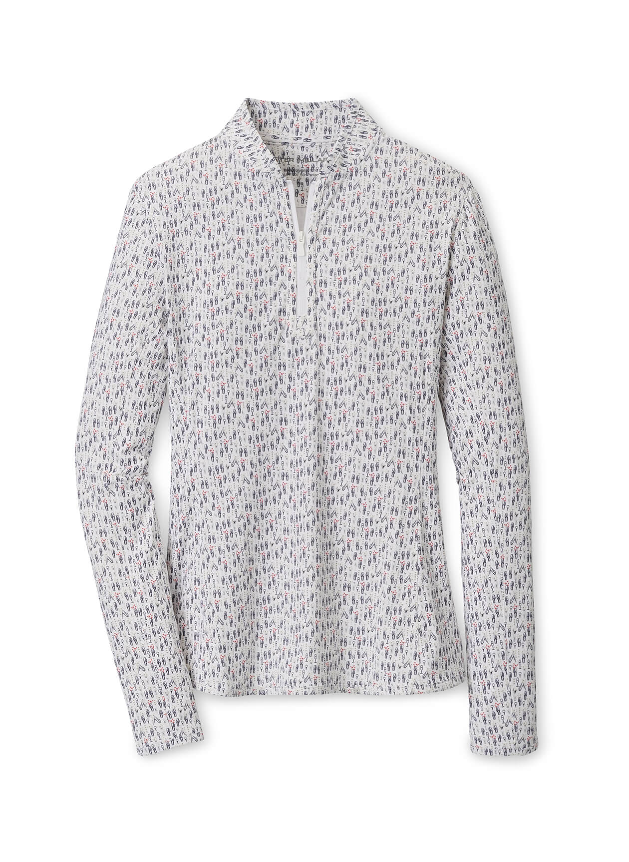 Peter Millar Women's Shadebreak Poppies In Play Lightweight Sun Shirt