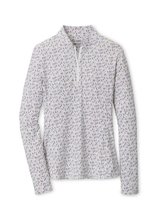 Peter Millar Women's Shadebreak Poppies In Play Lightweight Sun Shirt