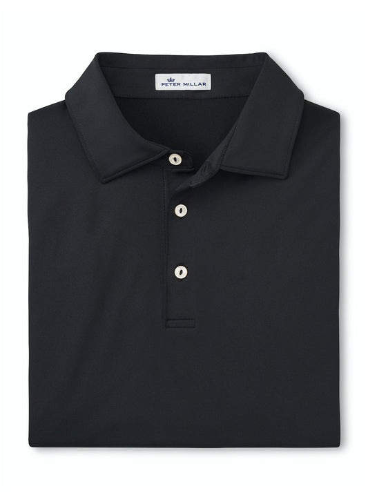 Peter Millar Men's Solid Performance Polo - Self Collar