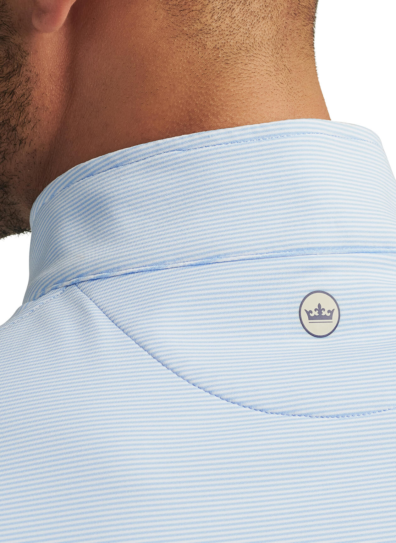 Peter Millar Men's Perth Sugar Stripe Quarter-Zip