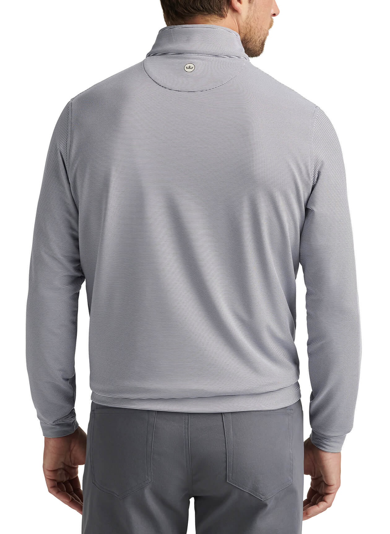 Peter Millar Men's Perth Sugar Stripe Quarter-Zip
