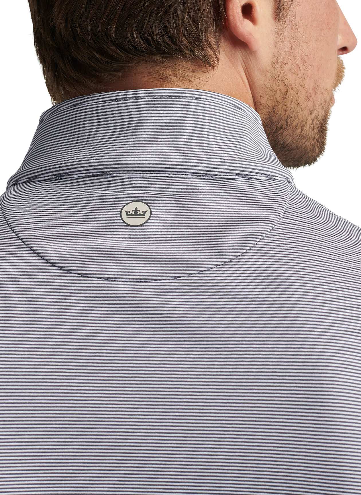 Peter Millar Men's Perth Sugar Stripe Quarter-Zip
