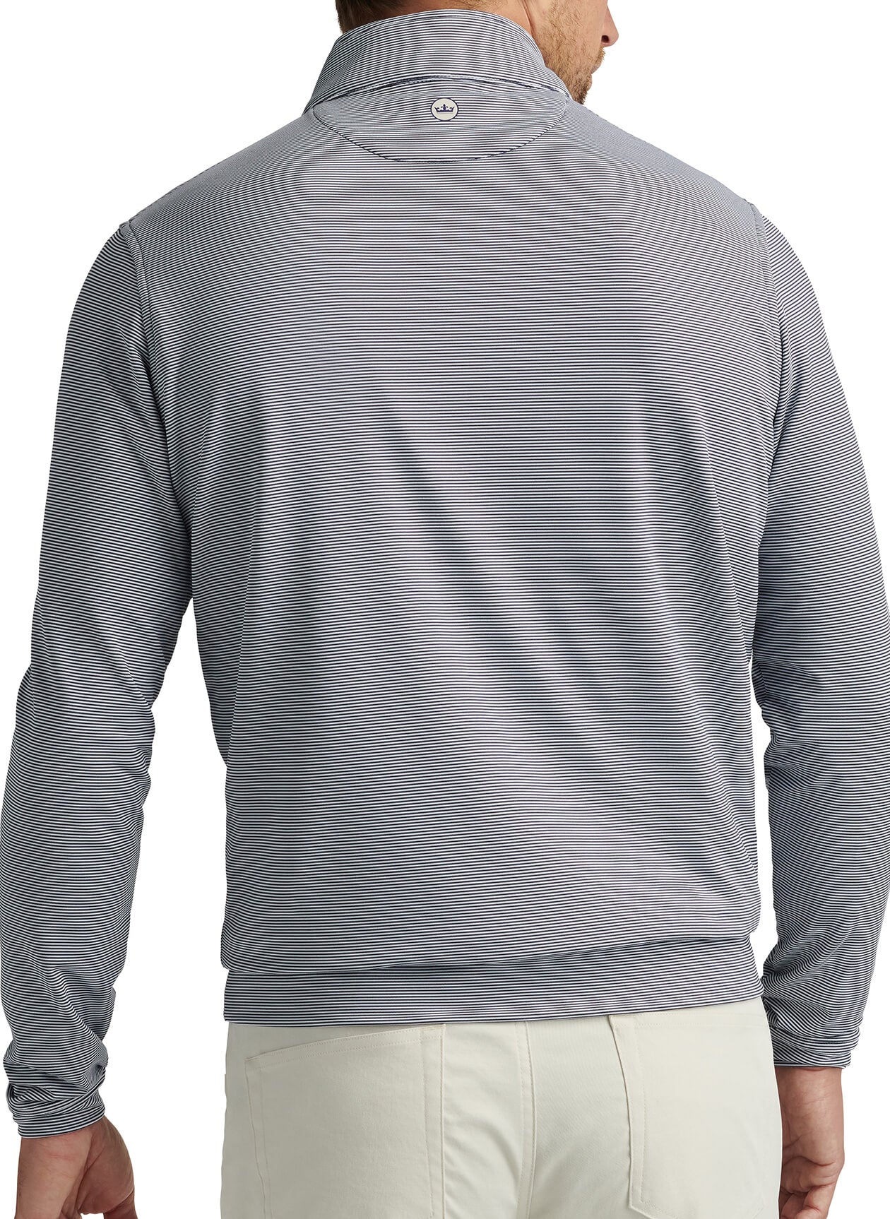 Peter Millar Men's Perth Sugar Stripe Quarter-Zip