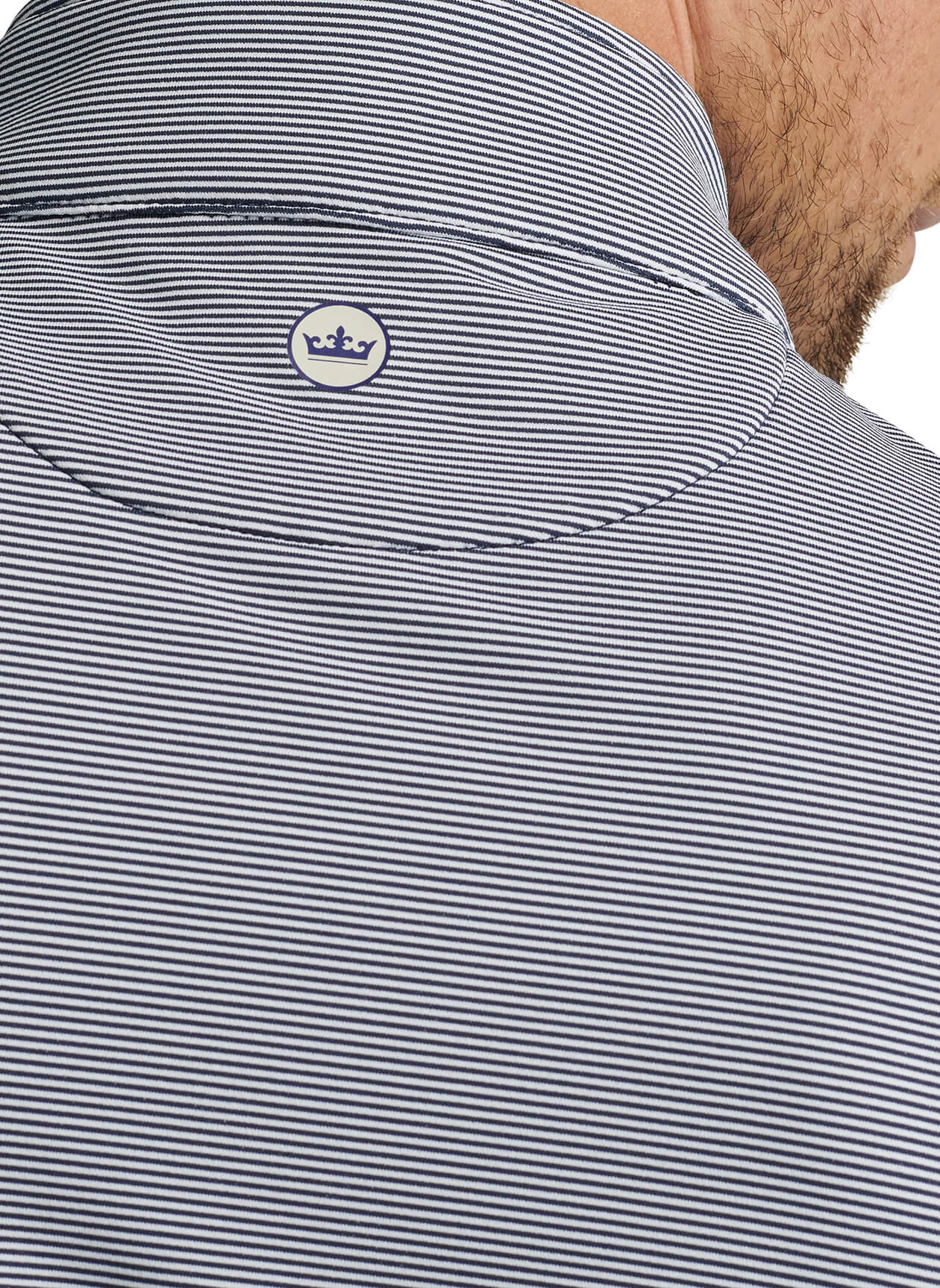 Peter Millar Men's Perth Sugar Stripe Quarter-Zip