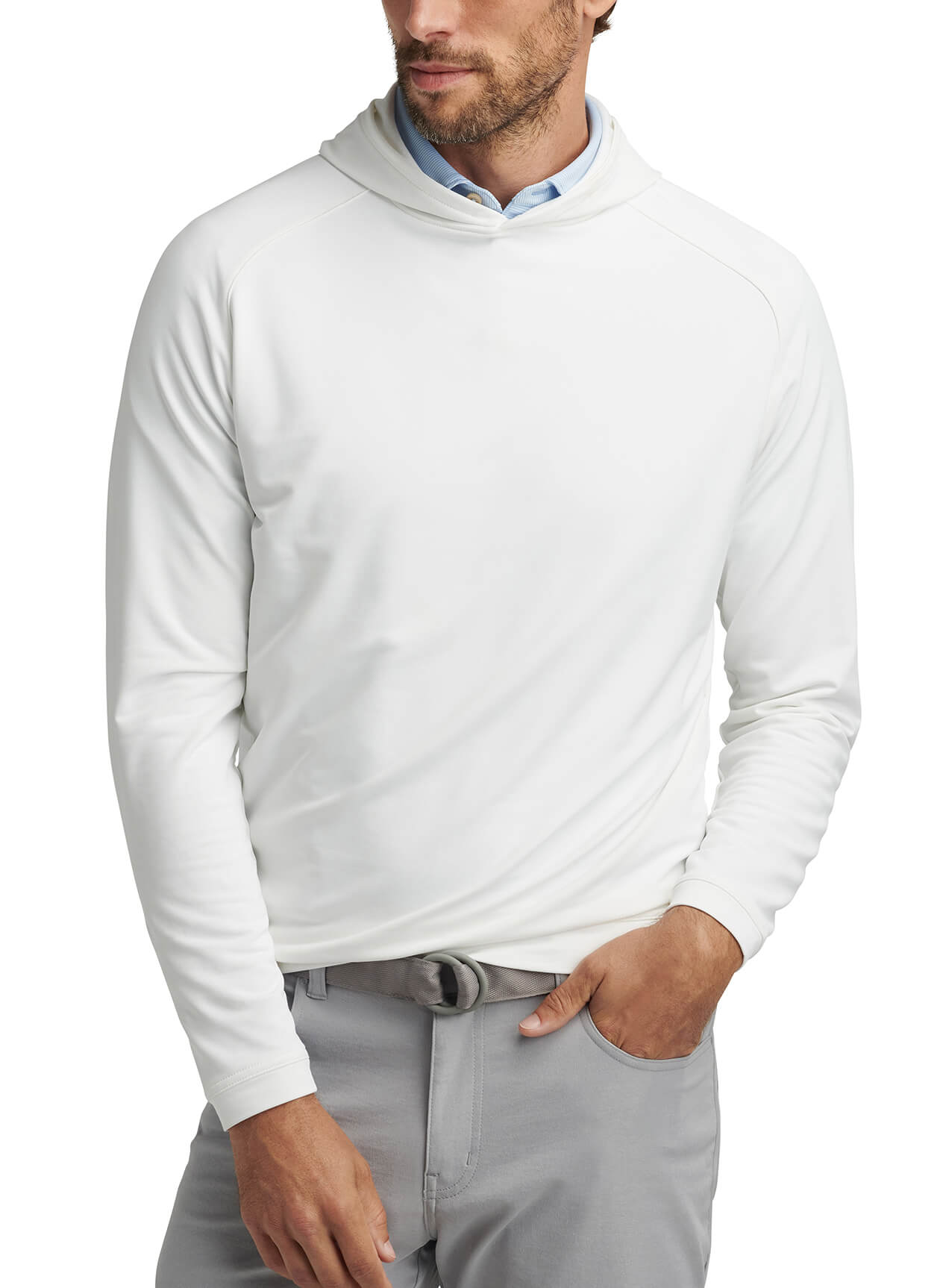 Peter Millar Men's Pine Performance Hoodie