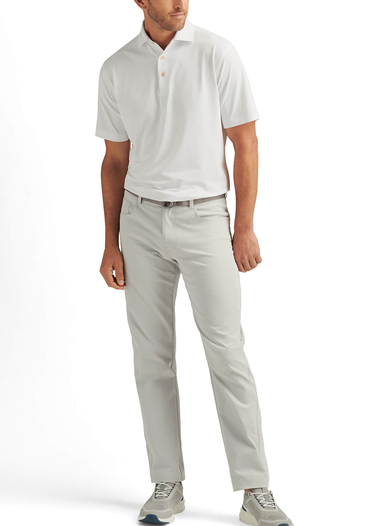 Peter Millar Men's Solid Stretch Polo