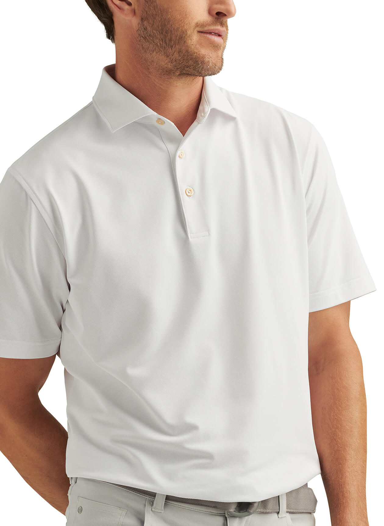 Peter Millar Men's Solid Stretch Polo