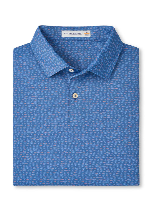 Peter Millar Men's Featherweight Flights Performance Polo