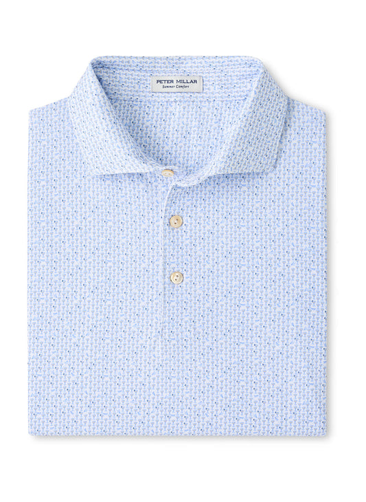 Peter Millar Men's Paper Plane Performance Jersey Polo