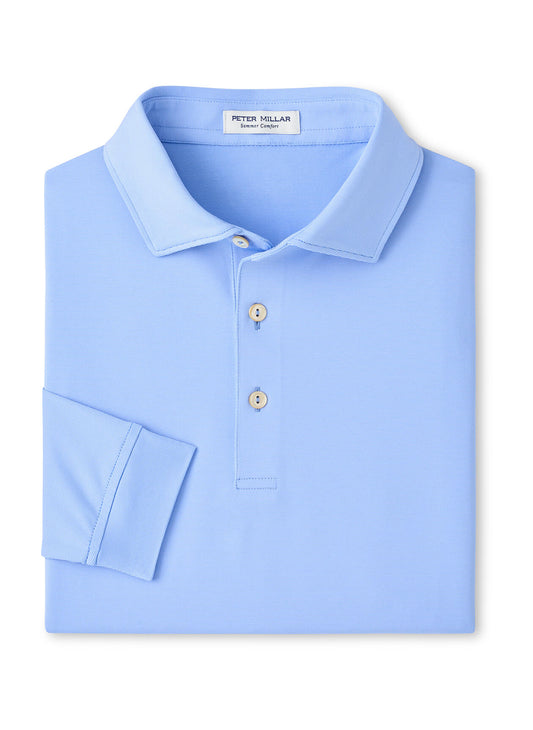 Peter Millar Men's Holden Long-Sleeve Performance Jersey Polo