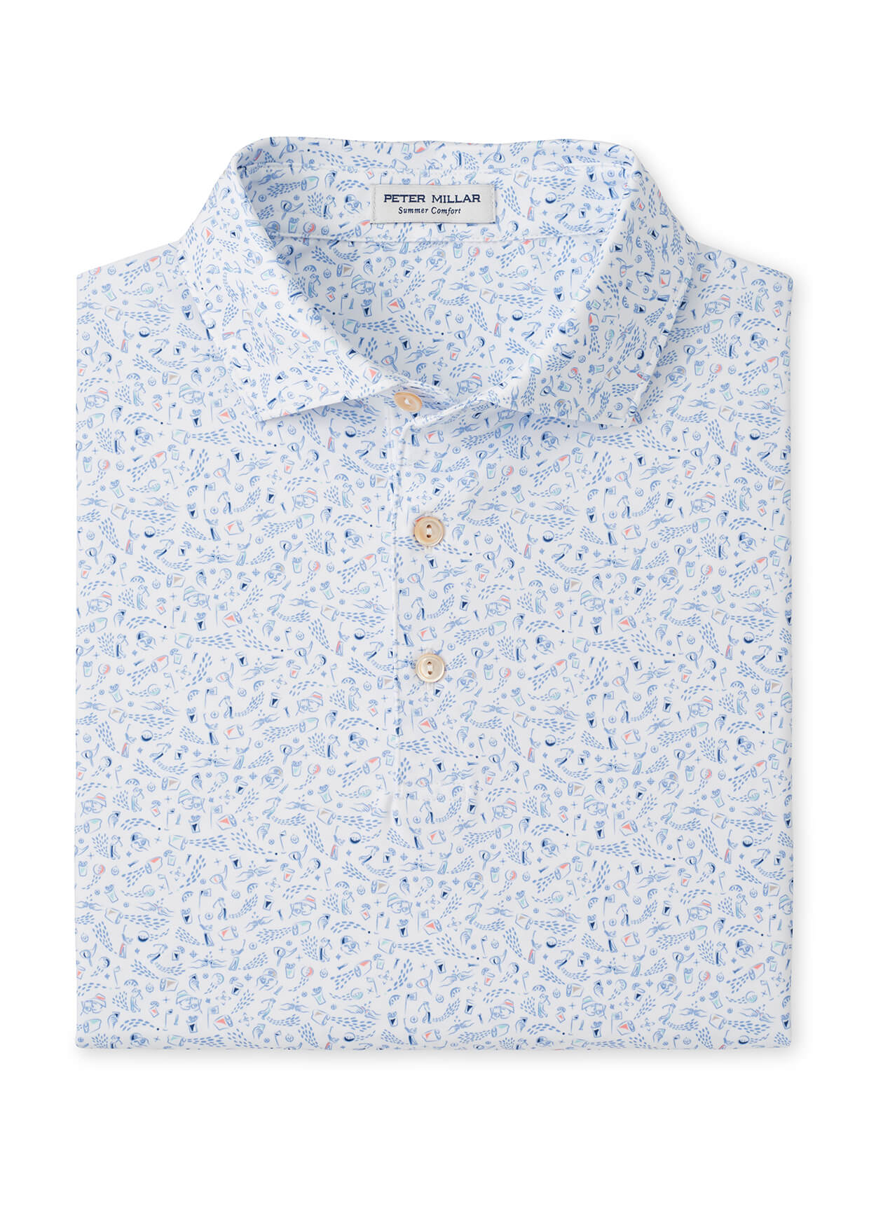 Peter Millar Men's Nice Shot Performance Jersey Polo