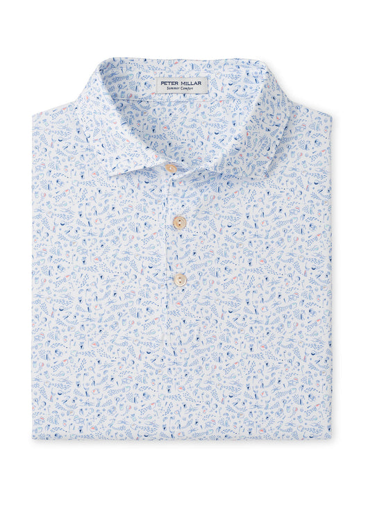 Peter Millar Men's Nice Shot Performance Jersey Polo