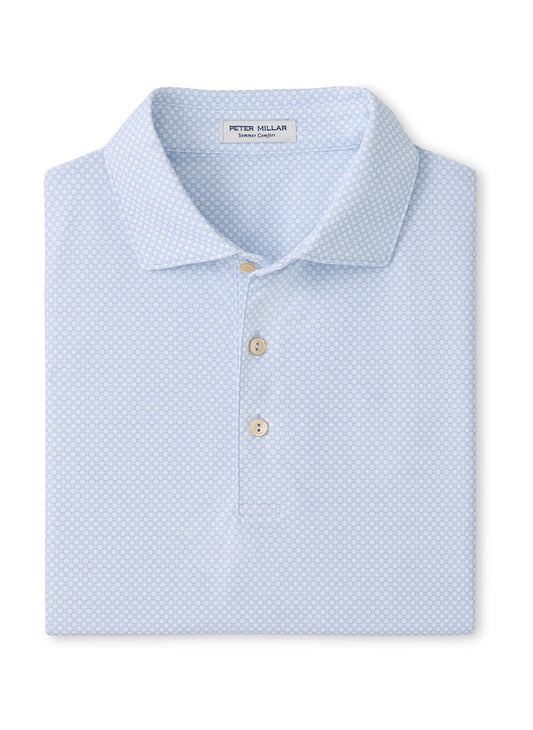 Peter Millar Men's Grant Performance Mesh Polo