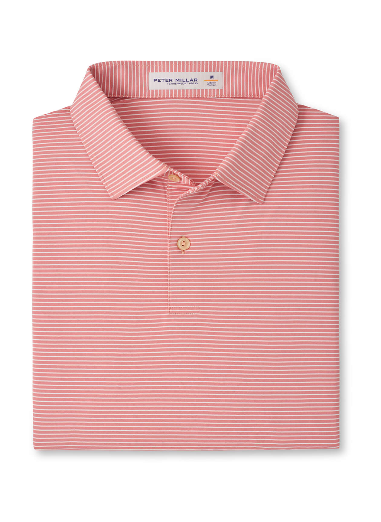 Peter Millar Men's Featherweight Stripe Performance Polo