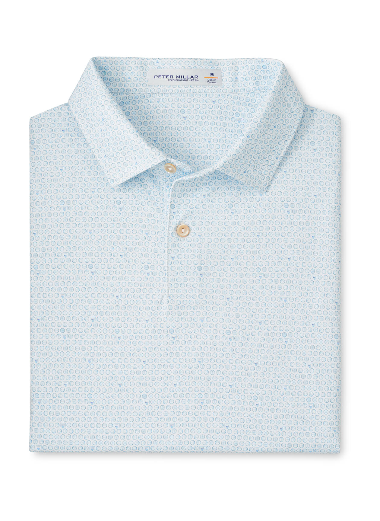 Peter Millar Men's Featherweight Hoops Performance Polo