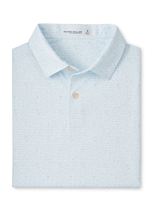 Peter Millar Men's Featherweight Hoops Performance Polo