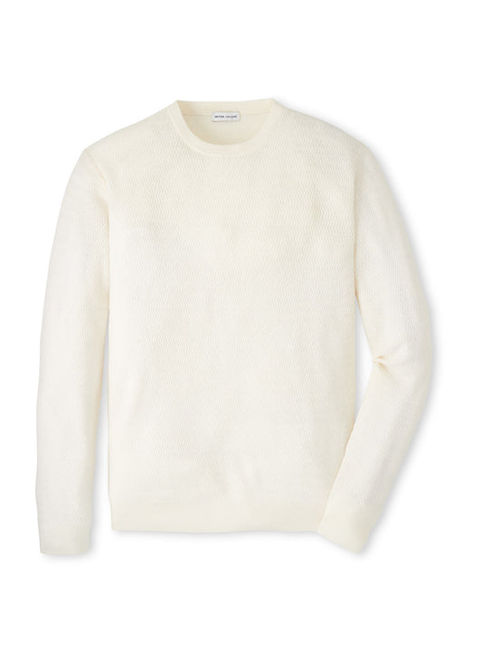 Peter Millar Men's Crosswinds Textured Crewneck Sweater