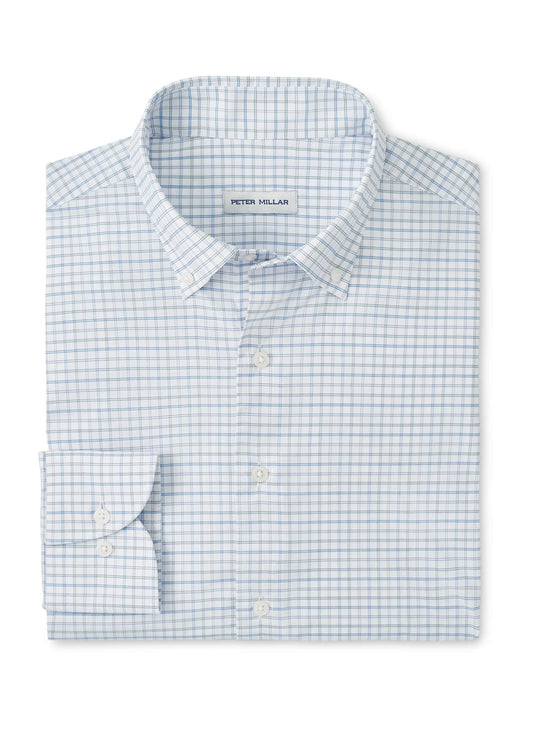 Peter Millar Men's Rommel Performance Twill Sport Shirt