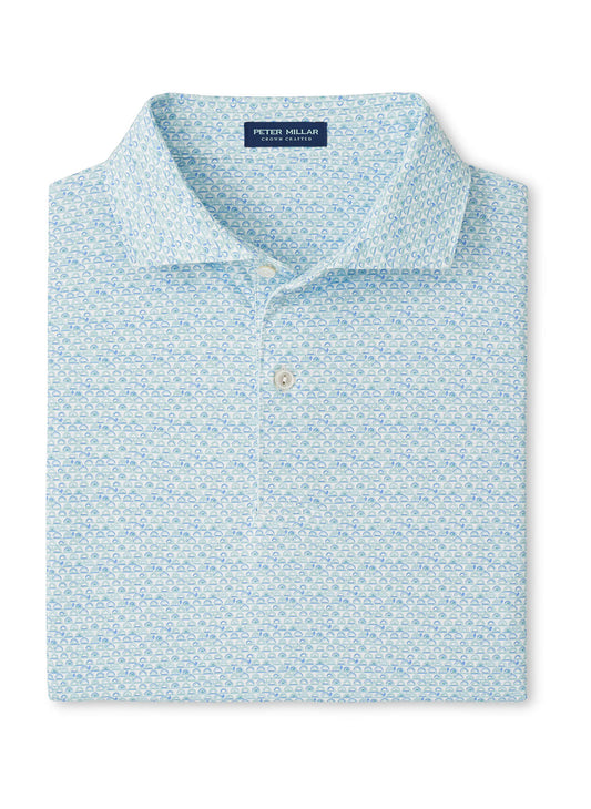 Peter Millar Men's Wood Fired Performance Jersey Polo