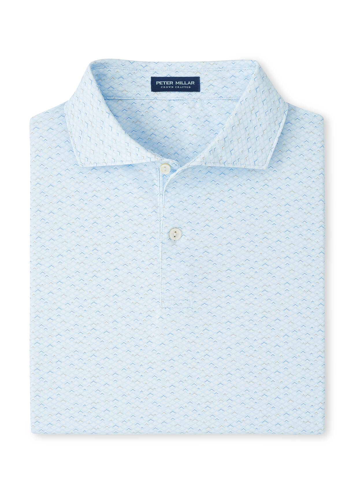 Peter Millar Men's Soprano Waves Performance Jersey Polo