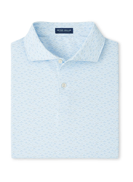 Peter Millar Men's Soprano Waves Performance Jersey Polo