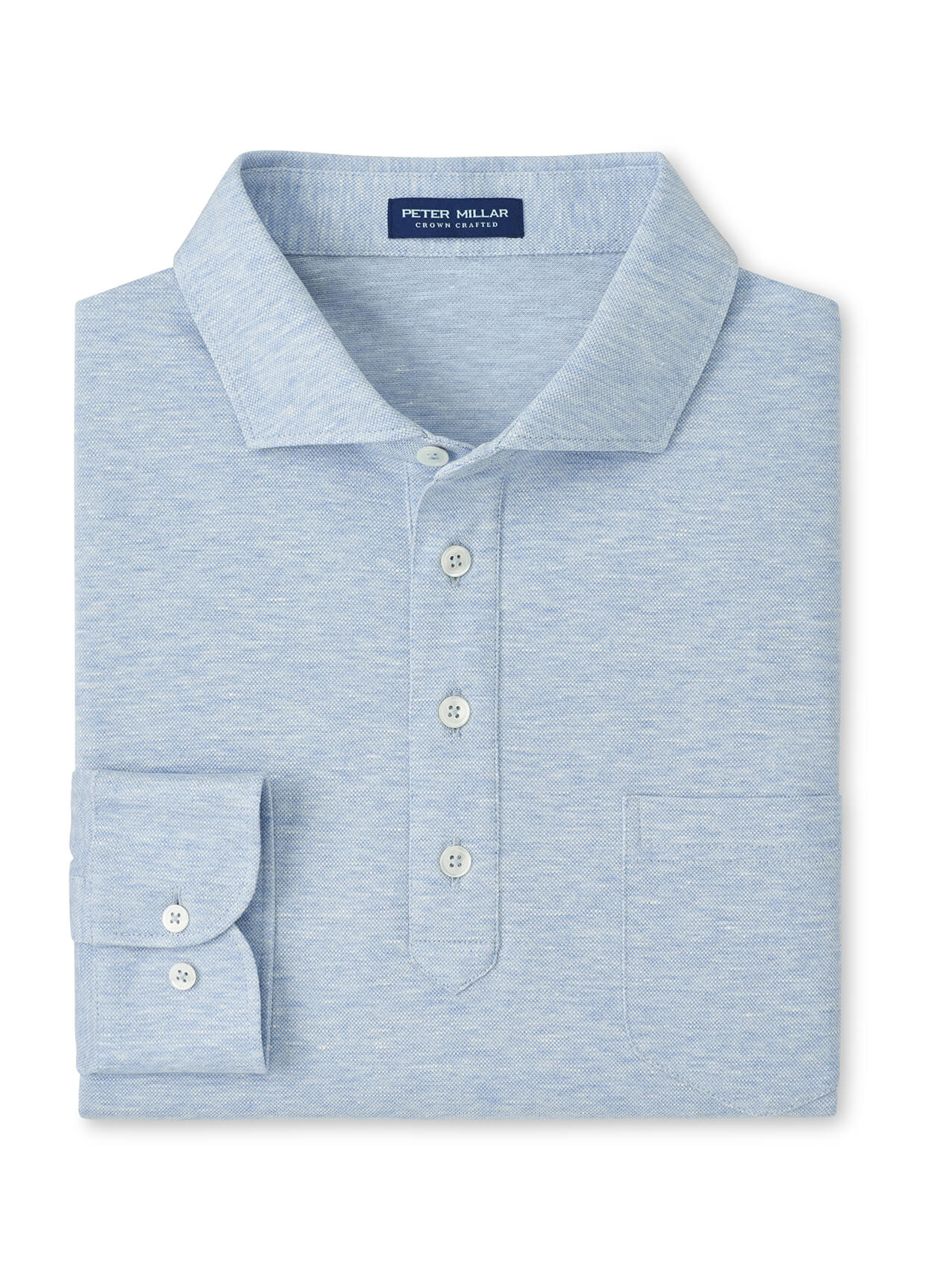 Peter Millar Men's Landon Long-Sleeve Polo